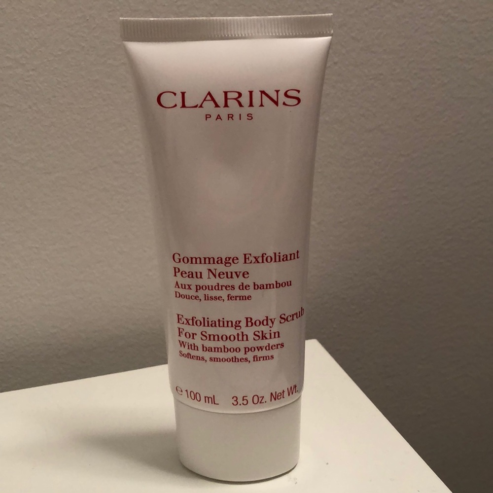 Clarins exfoliating body scrub 3.5 oz
